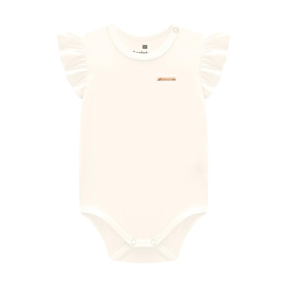 Body Carinhoso Manga Curta Cotton Ref: 1000117454 P/Gg Menina.