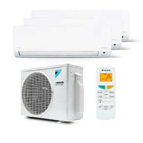 Ar Condicionado Multi Split Inverter R-32 Daikin 18.000 Btus (2x Evap 9.000 e 1 Evap 12.000) Frio 220V