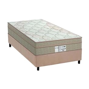 Conjunto Box Solteiro: Colchão Molas Probel Prolastic Born + Base CRC Suede Clean(88x188)