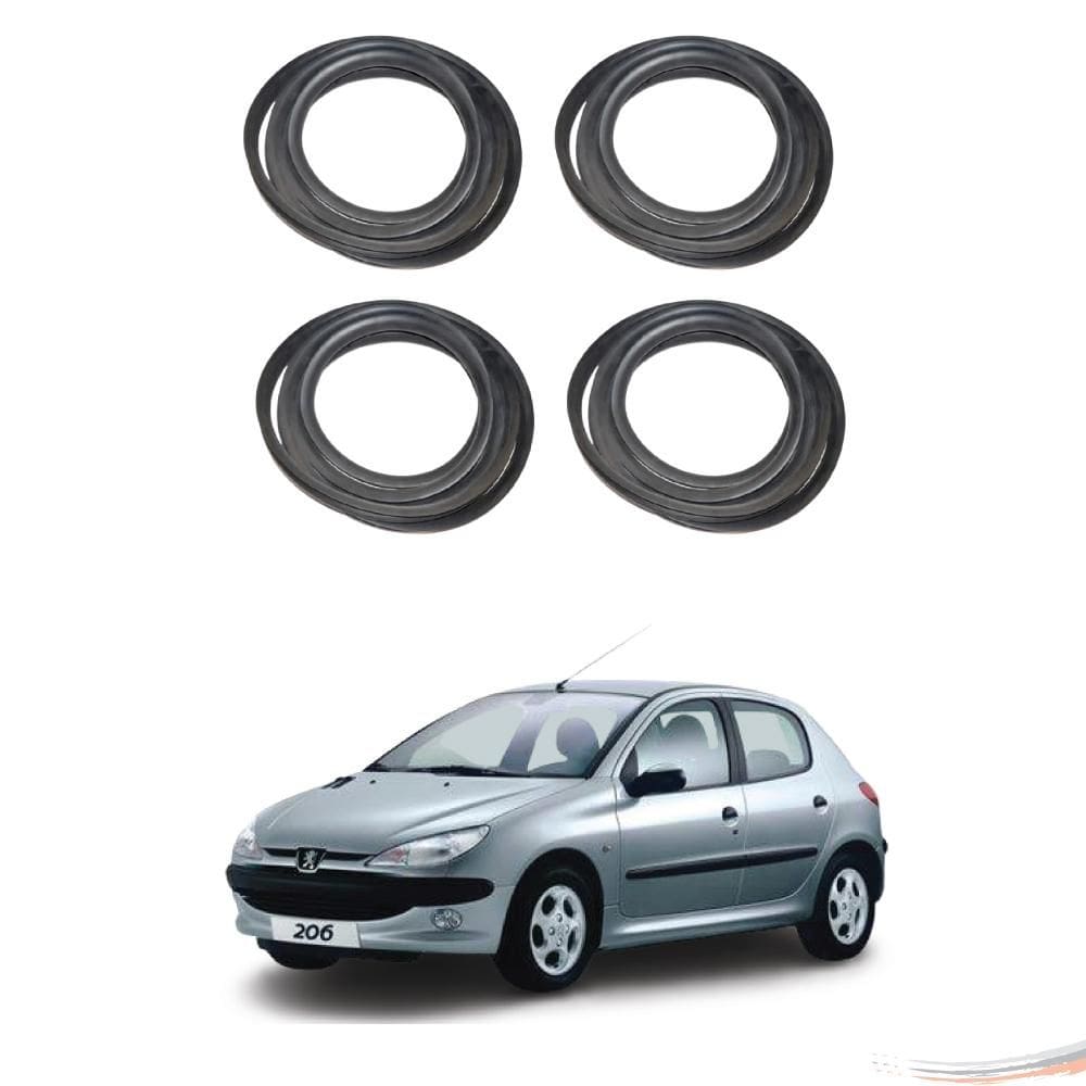 Kit Borrachas De Porta Linha Premium Peugeot 206 207 4pts - UN / 4 [F103]