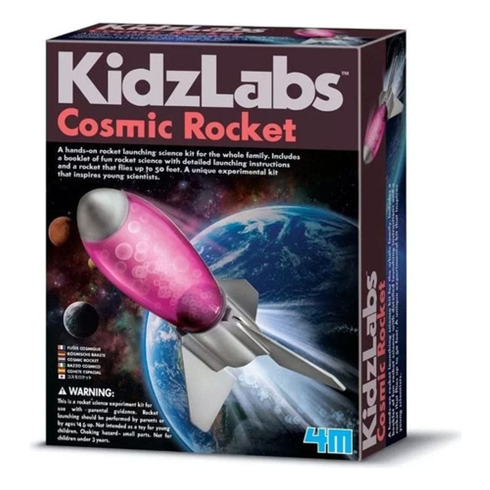 Cosmic Rocket Kit De Lançamento Foguete Com Ciencia Kidzlabs