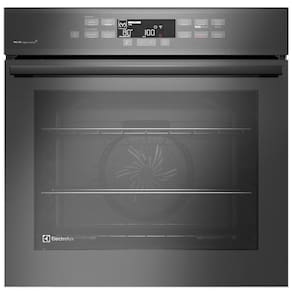 Forno Elétrico Embutir Electrolux Expert  80 Litros de Capacidade, Grill e Painel Touch Cinza Metalizado - OE8EW