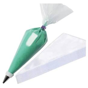 Saco Para Confeitar Médio Kit C/ 40 Unidades Descartáveis.