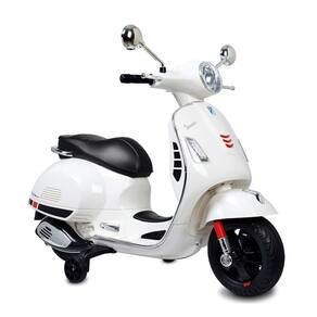 Moto Elétrica 12V Infantil Scooter Vespa Branca - Bandeirante