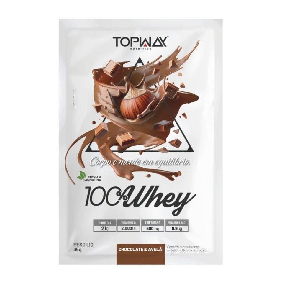 Whey Protein Topway Chocolate Com Avela 10X35g