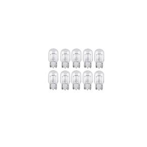 Kit de 10 Lâmpadas Halógena W21W com 2 Polos 12 Volts 21w