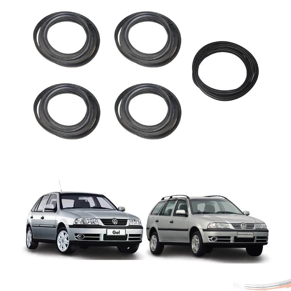 Kit 4 Borrachas Porta E Porta Mala Gol Parati G2 G3 G4 - UN / 5 [F103]
