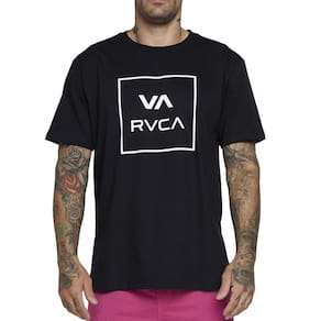 Camiseta RVCA VA All The Way SM25 Masculina Preto
