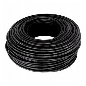 Cabo De Rede Cat 5e Mpt Interno E Externo 100 Metros U/utp 4p X 24awg | Preto