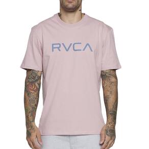 Camiseta RVCA Big RVCA Colors SM25 Masculina Rosa Claro