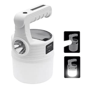 Lanterna Lampião Recarregável Solar Usb Farol Luminária Led