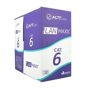 Cabo De Rede Cat 6 Mpt Interno 305 Metros U/utp 4p X 23awg | Azul