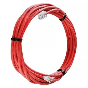 Cabo De Rede Cat 6 Mpt Interno 20 Metros U/utp 4p X 23awg | Vermelho Com Conectores