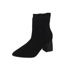 Bota Feminina Bebecê Cano Médio REF: T4316-033 MALHA-VERNIZ