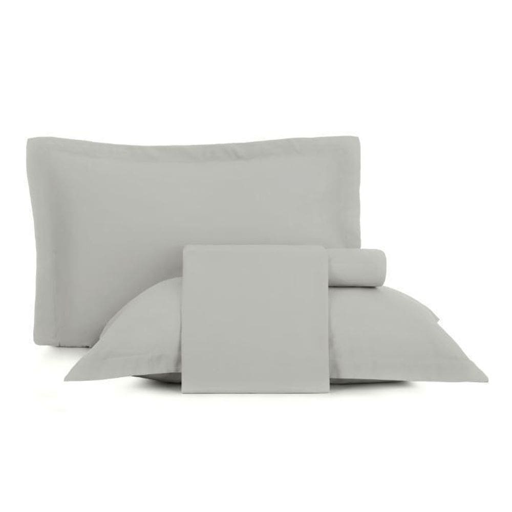 Jogo De Cama Solteiro Toque Acetinado Liso Altenburg