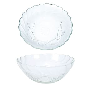 Kit Tigela Bowl em Vidro Transparente 8 Peças 250ml