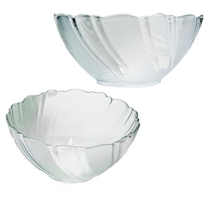 Kit Tigela Bowl em Vidro Transparente 10 Peças 250ml