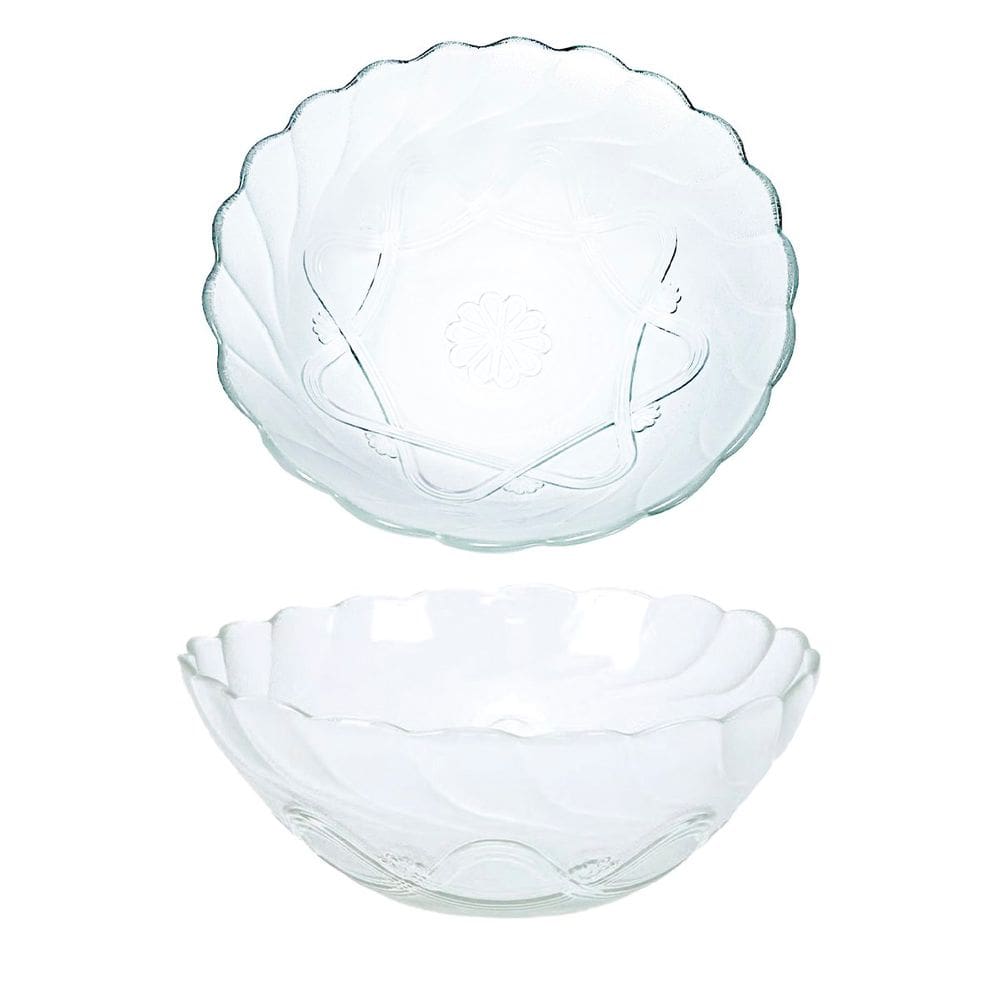Kit Tigela Bowl em Vidro Transparente 4 Peças 250ml