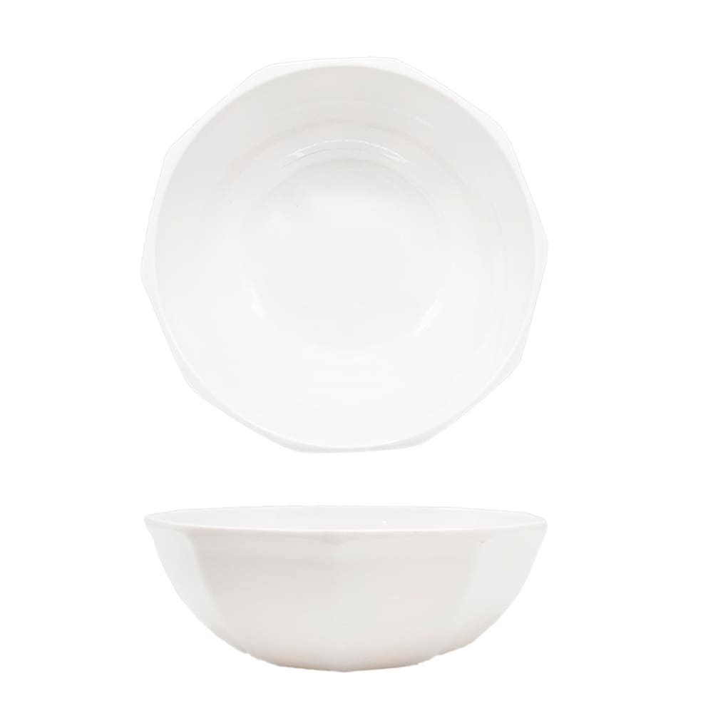 Kit 10 Tigelas De Melamina Gourmet poligonal 1,2L 19X6,5cm