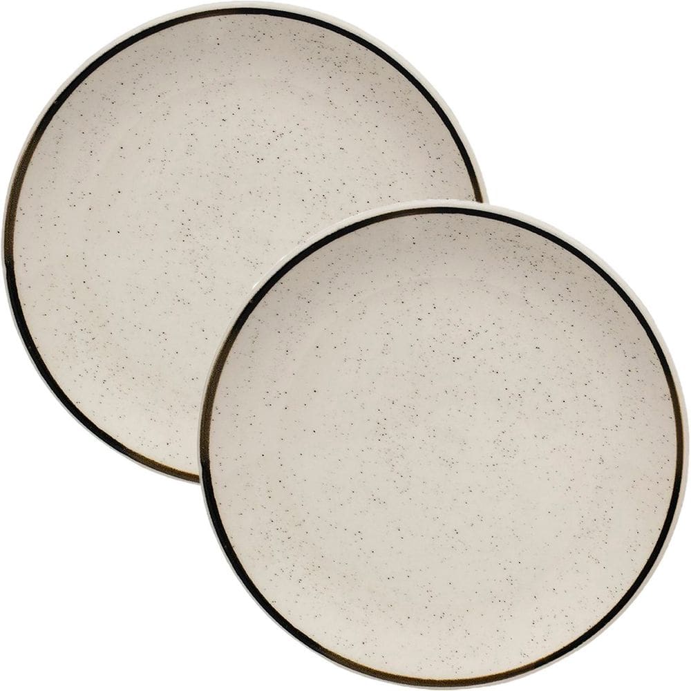 Kit Pratos Sobremesa Lanche 8Pçs 8 Pessoas Unni Brisa 19cm