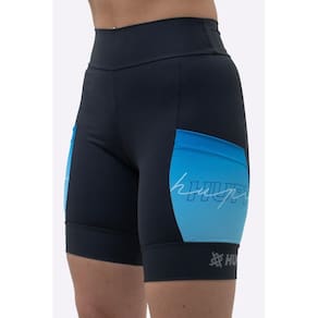 Bermuda Compressão Feminina HUPI Longa Colors Azul