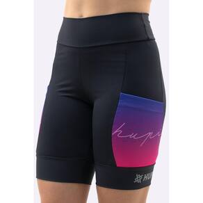 Bermuda Compressão Feminina HUPI Longa Colors Roxo