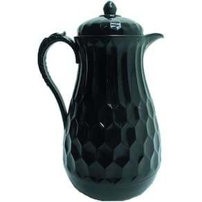 Garrafa Térmica Preta Elegante Vintage Café Bulé Chá 1L