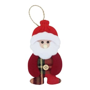 Enfeite Árvore Natal Pendente Papai Noel 1 Peça 14cm
