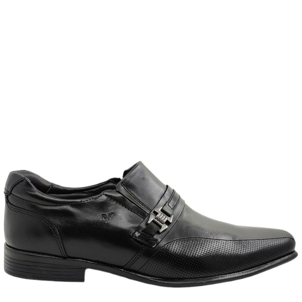 Sapato Social Masculino em Couro Confort Kit 4 em 1 Com Cinto Meia e Calçadeira Rafarillo 45032