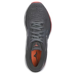 Tênis Mizuno Wave Sky 6 - Masculino - Cinza/Laranja