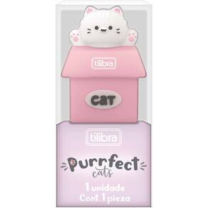 Apontador 1 Furo sem Depósito Tilibra - Purrfect Cats