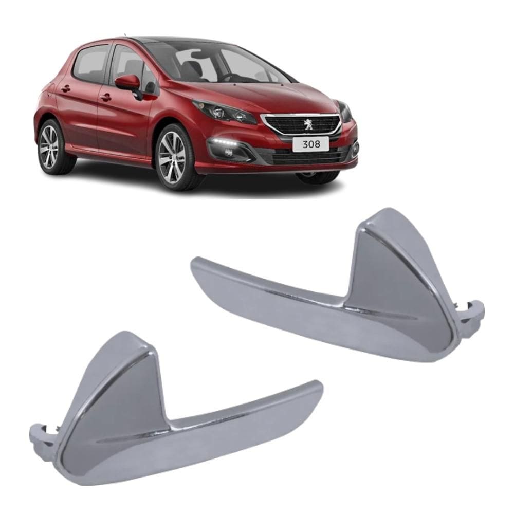 Par Maçaneta Interna Gatilho Puxador Peugeot 308 2017 A 2021 - UN / 2 [F103]