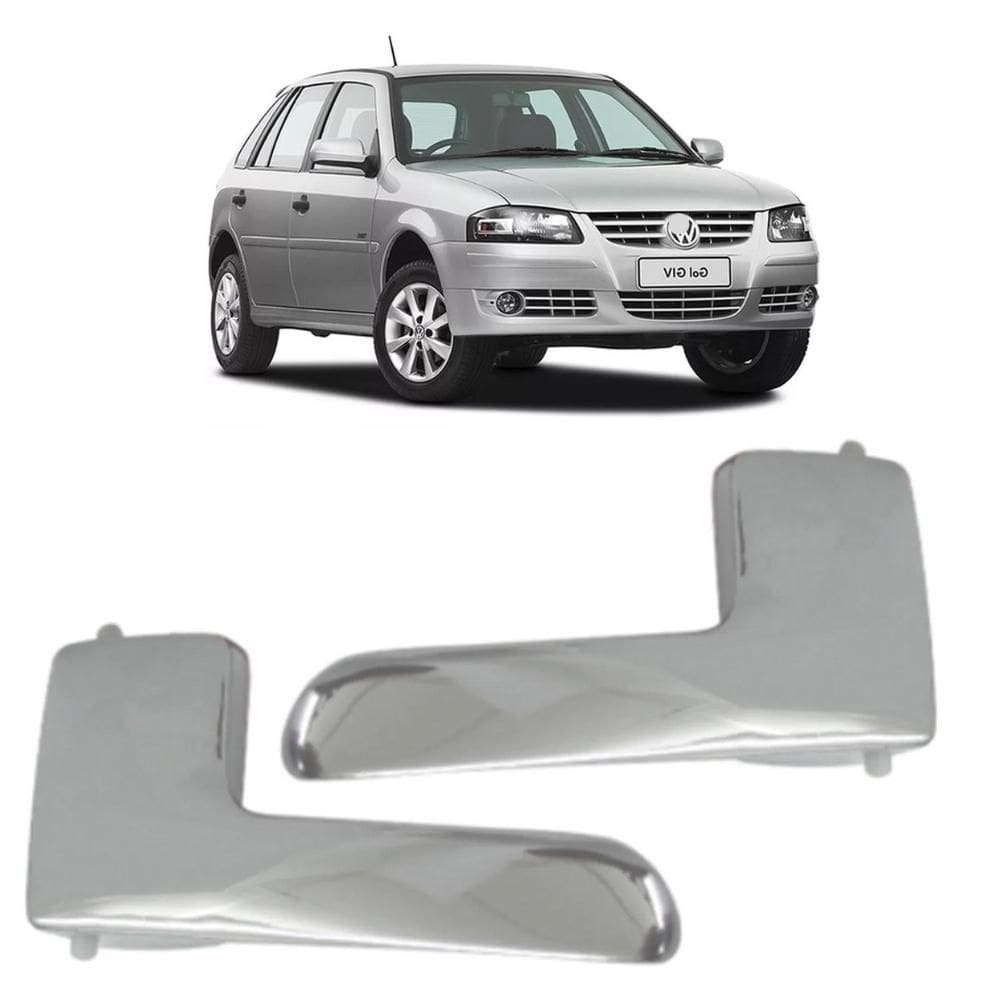 Par Maçaneta Interna Gol G4 Metal Cromado Fox De 2003 A 2009 - UN / 2 [F103]
