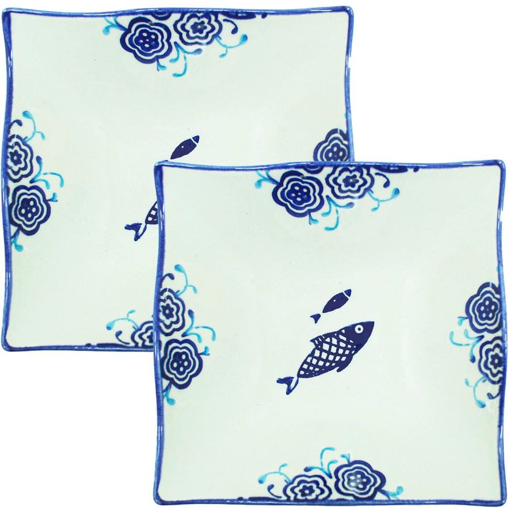 Kit 12 Tigela Sobremesa Bowl Peixe Praia Oceano Náutico 14cm