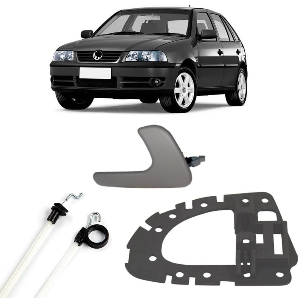 Kit Cabo Aciona Suporte E Fechadura Port Diant Dir Gol G3 [F103]