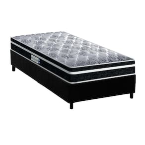 Cama Box Solteiro: Colchão Ortopédico Probel D33/EP Anatômico Advanced Tech1500 Plus + Base CRC Suede Black(88x188)