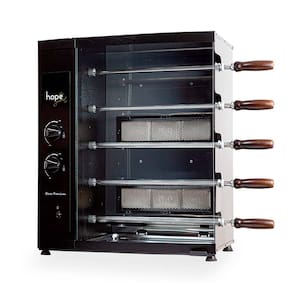 Churrasqueira de Bancada Rotativa a Gás Natural Blaze Premium 05 Hope Gourmet