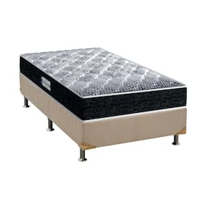 Cama Box Solteiro: Colchão Espuma D33 Probel /EP Anatômico Advanced Tech1500 + Base CRC Suede Clean(88x188)