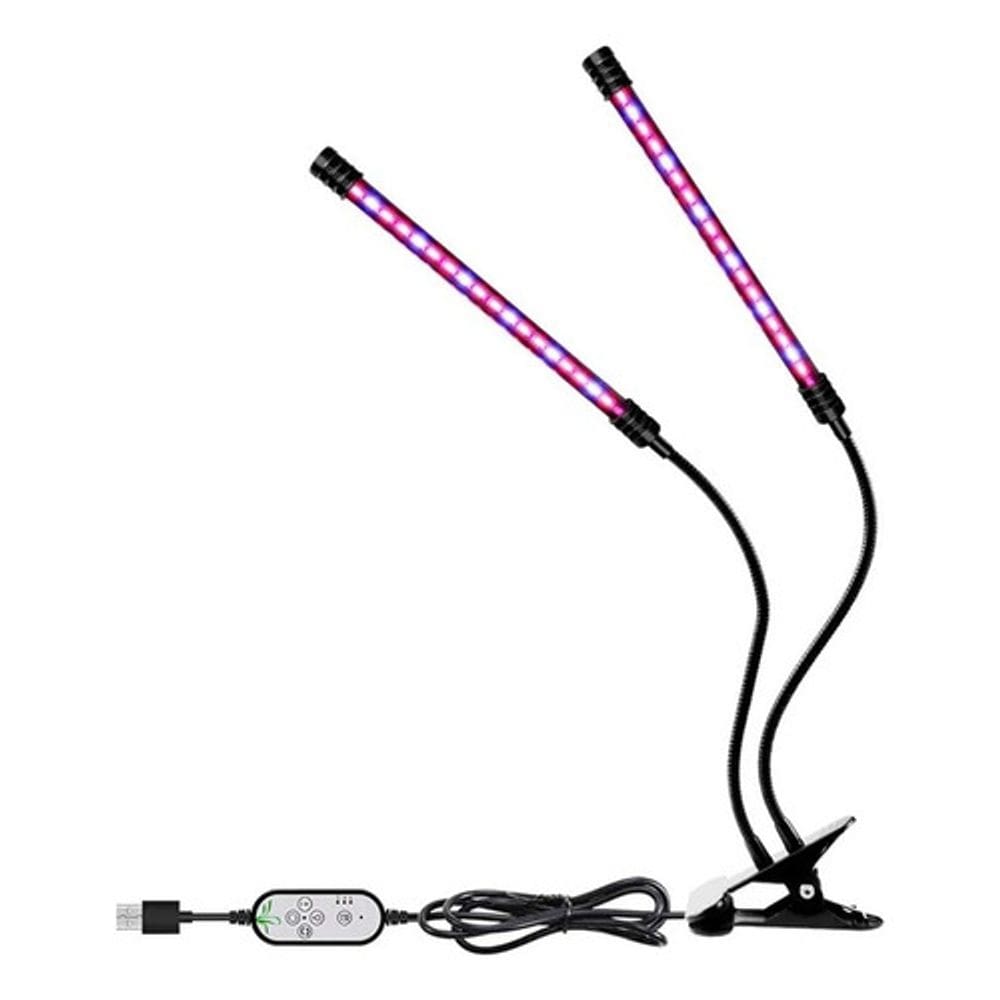 Luz Led Dupla Para Crescimento Plantas Estufa Luminaria