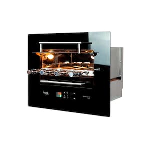 Churrasqueira Elétrica para Apartamento com Painel Touch Espeto Rotativo Glass Smart 127V - BS