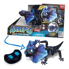Lagarto Brinquedo Controle Remoto Rc Dinossauro C/ Som E Luz