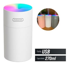 Umidificador De Ar 270Ml Com Led 4047Br