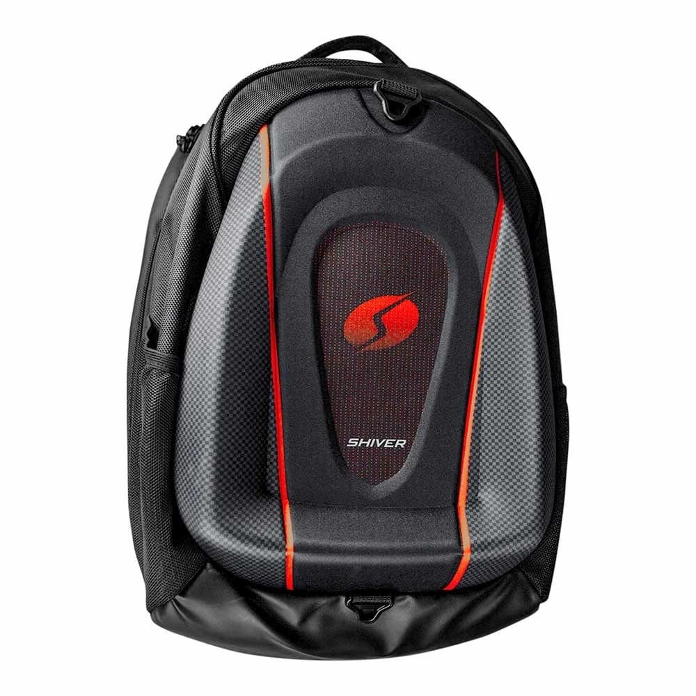 Mochila Motoqueiro Moto Shiver Grande Com Suporte P/capacete