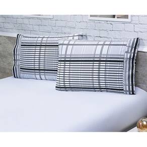 Jogo Lençol Solteiro 2 Peças 1,88X0,88X26Cm 180 Fios Branco