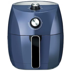 Fritadeira Elétrica AirFryer 3.5L de Capacidade, Multifuncional em Aço Inoxidável, 1400W, 110V, CRUX 17281, Azul