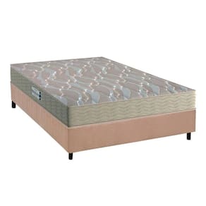 Cama Box Casal: Colchão Espuma Probel D45/EP Advanced Tech2000 + Base CRC Suede Clean(138x188)