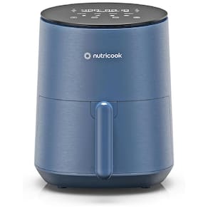 Air Fryer 3,5L com 8 Funções Predefinidas, Painel Digital de Vidro Temperado e Silenciosa, 110V 1500W, Nutricook, Azul