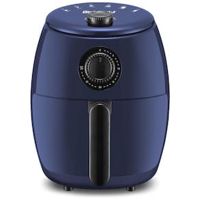 Fritadeira Elétrica AirFryer 2L com Temperatura Ajustável e Temporizador, 110v, ELITE GOURMET EAF 0201BG, Azul