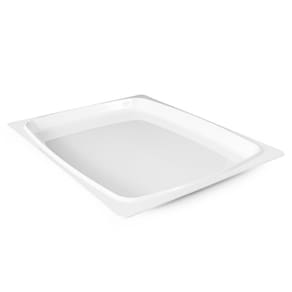 Travessa Gn 1/1 53 X 32,5 X 3cm Melamina 100% Profissional Gourmet Mix Branco