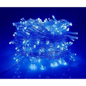 Pisca Cordão De Luz Fio de Luzes Led Azul 10 Metros 220v